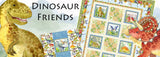 SPECIAL OFFER : Dino Friends Panel + 5 co-ordinating prints