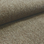 wool tweed brown herringbone, Fabric Focus