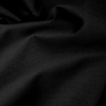 cotton poplin. black. Fabric Focus