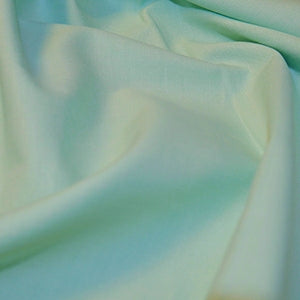 Cotton Chambray. Mint. Fabric Focus