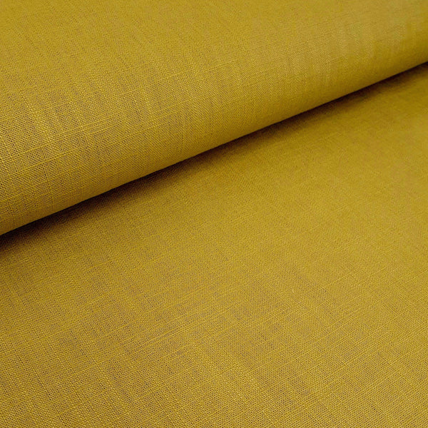 enzyme washed 100% linen. chartreuse. green. Fabric Focus