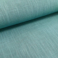 enzyme washed 100% linen. teal. Fabric Focus