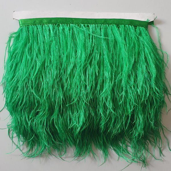 Ostrich Feather Trim Emerald - Main Image