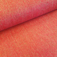 This beautiful quality wool blend tweed suiting is a classic in a stunning pink colour-way. It has a lovely weight and texture and would be ideal for making jackets, skirts and dresses. Sold in half metre increments.