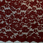 Corded Lace is an exquisite corded lace fabric with a pretty scallop along both edges. Will be perfect to make a statement piece for a special occasion this being the rich Wine colourway. It is slight 'heavier' and more open that the 'Tocca' laces. Available to buy in half metre increments.