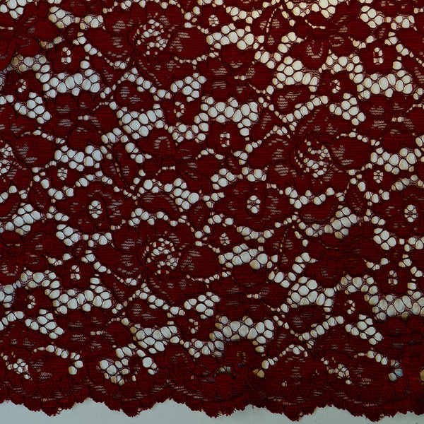 Corded Lace - Wine