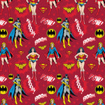 Wonder Woman. Girl Power. 100% cotton. Fabric Focus. DC Comics