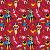 Wonder Woman. Girl Power. 100% cotton. Fabric Focus. DC Comics