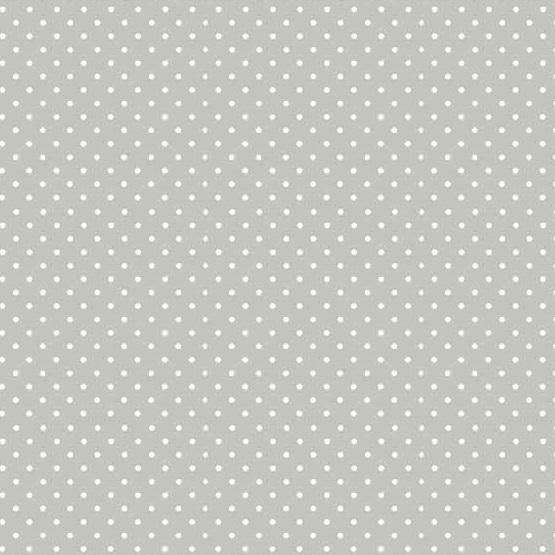 spots silverl. 100% cotton. Fabric Focus