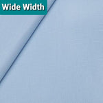 Wide Width Backing Fabric. baby blue. 300 cm wide. Fabric Focus