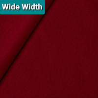 Wide Width Backing Fabric. burgundy. 300 cm wide. Fabric Focus