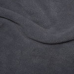 anti pil fleece charcoal grey. fabric Focus