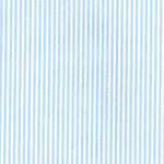 yarn dyed chambray stripe. pale blue. 100% oeko tex cotton. Fabric Focus