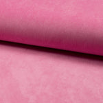 A polyester stretch corduroy available in many shades including this light fuchsia. Available to buy in store and online at Fabric Focus Edinburgh.