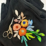 Workshop - Embroidered Apparel with Lisa Dolson - Saturday 20th August 10.30am - 3.30pm