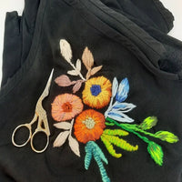 Workshop - Embroidered Apparel with Lisa Dolson - Saturday 20th August 10.30am - 3.30pm