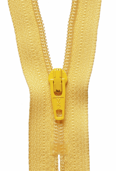 YKK Dress Zip - 001 YELLOW GOLD FabricFocus YKK Dress Zip - 001 YELLOW GOLD FabricFocus