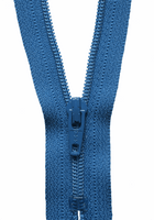 YKK dress zip. 558 mid royal blue. various size lengths. Fabric Focus