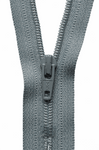 YKK dress zip. 577 mid grey. various size lengths. Fabric Focus