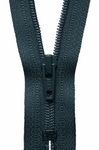 YKK dress zip. 579 charcoal. various size lengths. Fabric Focus