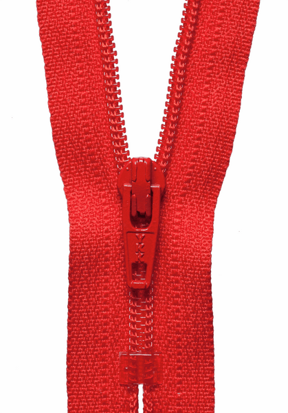 YKK dress zip. 819 autumn orange. various size lengths. Fabric Focus