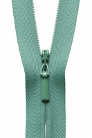 YKK concealed zip. dark mint 004. various sizes. Fabric Focus