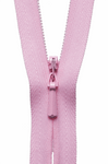 YKK concealed zip. mid pink 513. various sizes. Fabric Focus