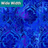 Wide Width Backing : Fiorenza - Lapis Blue