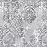 Wide Width backing fabric. Fiorenza Silver Grey. . 5236-90. 100% cotton. Digitally Printed. fabric Focus