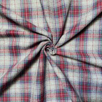 cotton flannel. brushed cotton. Neville plaid. 100% cotton. Fabric Focus