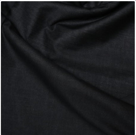 Fusible Cotton Interfacing - Mediumweight - Black