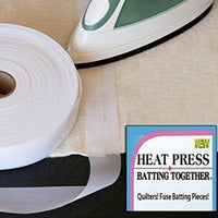 Heat Press Batting Together tape. Join wadding together. Fabric Focus