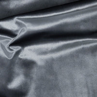 Gorgeous Luxury Velvet with a superb sheen and a deep rich pile suitable for dressmaking, crafts and soft furnishings as well as curtains. Available in an array of beautiful shades, this being bright grey. Available to buy online in half metre increments.