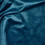 Gorgeous Luxury Velvet with a superb sheen and a deep rich pile suitable for dressmaking, crafts and soft furnishings as well as curtains. Available in an array of beautiful shades, this being the light denim blue. Available to buy online in half metre increments.