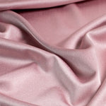 Satin Backed Crepe is a beautiful fabric for draping and is truly reversible. Satin and matt complements each other and both sides can be used in the same garment. Prada, satin back crepe is available in many beautiful colours, this being the romantic Light Rose.  Sold in half meter lengths at Fabric Focus.