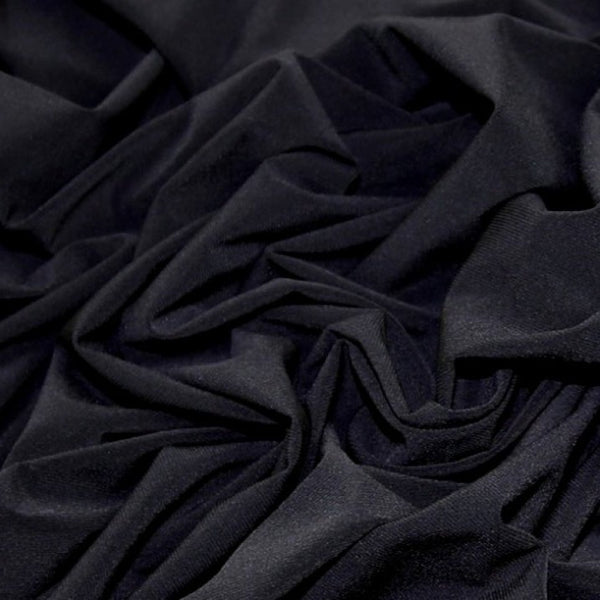 Ritual polyester jersey. black. fabric Focus