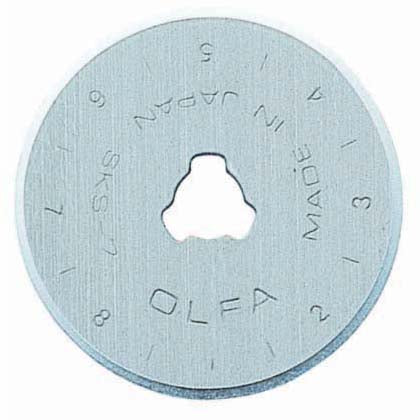 Olfa rotary cutter 28 mm replacement blades. Fabric Focus